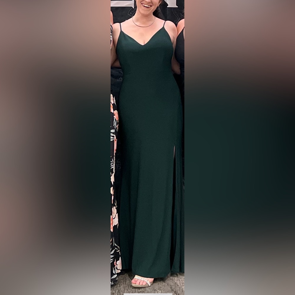 Dark Green Formal Evening Gown